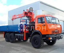 Самопогрузчик КАМАЗ 43118 с КМУ Kanglim 1256GII 2026 года новый фото 3