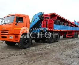 Тягач с КМУ Тягач КАМАЗ 43118 с КМУ  2026 года новый