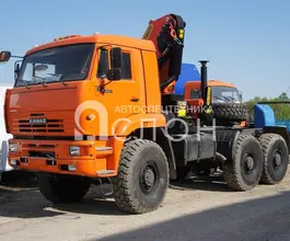 Тягач с КМУ Тягач КАМАЗ 65222 с КМУ  2026 года новый фото 2