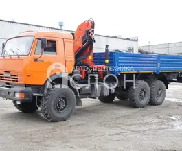 Бортовой КАМАЗ 43118 с КМУ Palfinger PK-23500A 2026 года новый фото 3