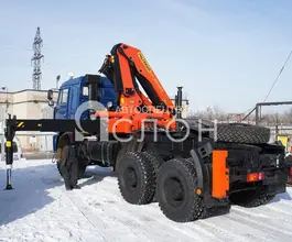 Тягач с КМУ Тягач КАМАЗ 65225 с КМУ  2026 года новый фото 2