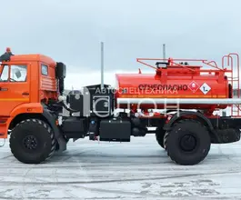Автотопливозаправщик АТЗ 6 м3  КАМАЗ 43502 2026 года новый фото 2