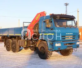 Бортовой КАМАЗ 43118 с КМУ PK-23500A 2026 года новый