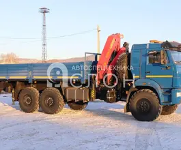 Бортовой КАМАЗ 43118 с КМУ PK-23500A 2026 года новый фото 3