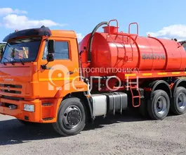Вакуумная автоцистерна Ассенизатор 10 м3  КАМАЗ 65115 2026 года новый