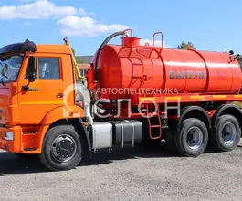 Вакуумная автоцистерна Ассенизатор 10 м3  КАМАЗ 65115 2026 года новый фото 2
