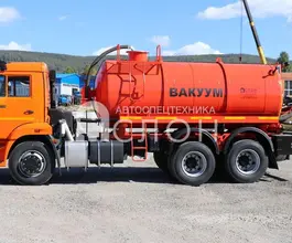 Вакуумная автоцистерна Ассенизатор 10 м3  КАМАЗ 65115 2026 года новый фото 4