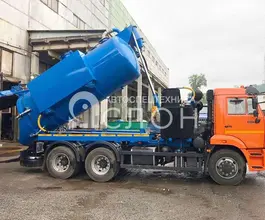 Вакуумная автоцистерна Илосос 10 м3  КАМАЗ 65115 2026 года новый фото 2