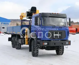 Бортовой Урал 4320 с КМУ Soosan SCS866LS 2026 года новый