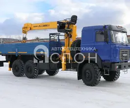 Бортовой Урал 4320 с КМУ Soosan SCS866LS 2026 года новый фото 3