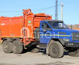 Мусоровоз  Шасси грузового автомобиля Урал 2026 года новый фото 2