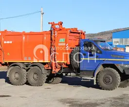 Мусоровоз  Шасси грузового автомобиля Урал 2026 года новый фото 3