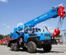Автокран   Урал 5557 2026 года новый фото 3