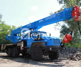 Автокран   Урал 5557 2026 года новый фото 3