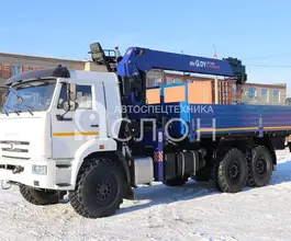 Самопогрузчик КАМАЗ 43118 с КМУ Dong Yang SS1926 2026 года новый фото 2