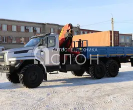 Самопогрузчик Урал 4320 NEXT с КМУ Palfinger PK18500A 2026 года новый фото 3