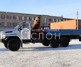Самопогрузчик Урал 4320 NEXT с КМУ Palfinger PK18500A 2026 года новый фото 4