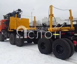 Лесовоз с КМУ Лесовоз  КАМАЗ 43118 с КМУ  2026 года новый фото 5