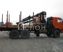 Лесовоз с КМУ Лесовоз  КАМАЗ 43118 с КМУ  2026 года новый фото 2