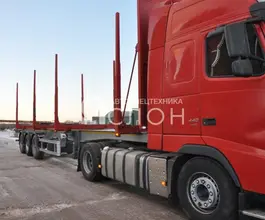 Полуприцеп-сортиментовоз Полуприцеп-сортиментовоз Спецавтомаш Полуприцеп-сортиментовозный односкатный 2026 года новый фото 2