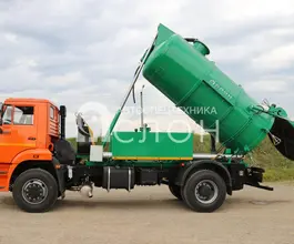 Вакуумная автоцистерна Илосос 8 м3  КАМАЗ 53605 2026 года новый фото 2