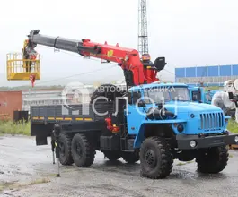 Самопогрузчик Урал 4320 с КМУ INMAN IT-200 2026 года новый фото 2