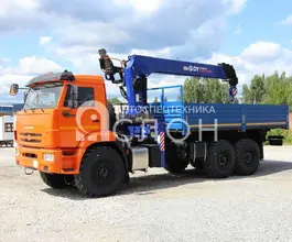 Бортовой КАМАЗ 43118 с КМУ Dong Yang SS1956 2026 года новый