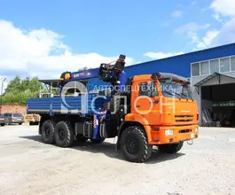 Бортовой КАМАЗ 43118 с КМУ Dong Yang SS1956 2026 года новый фото 3