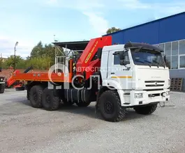 Бортовой КАМАЗ 43118 с КМУ ИМ-320 2026 года новый
