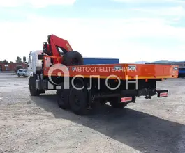 Бортовой КАМАЗ 43118 с КМУ ИМ-320 2026 года новый фото 2