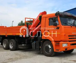 Бортовой КАМАЗ 65115 с КМУ Palfinger 15500 2026 года новый