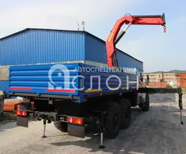 Бортовой Урал 4320 NEXT с КМУ ИМ-320 2026 года новый фото 3