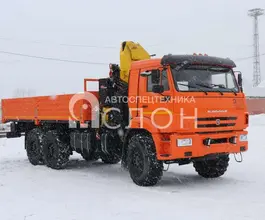 Бортовой КАМАЗ 43118 с КМУ HYVA HB150 E2 (13,24 тм; 5,4 т на 2,45 м; вылет стрелы 8 м) 2026 года новый