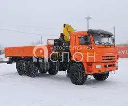 Бортовой КАМАЗ 43118 с КМУ HYVA HB150 E2 (13,24 тм; 5,4 т на 2,45 м; вылет стрелы 8 м) 2026 года новый фото 2
