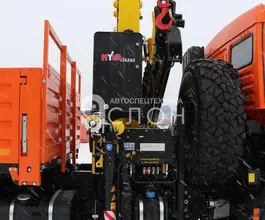 Бортовой КАМАЗ 43118 с КМУ HYVA HB150 E2 (13,24 тм; 5,4 т на 2,45 м; вылет стрелы 8 м) 2026 года новый фото 5