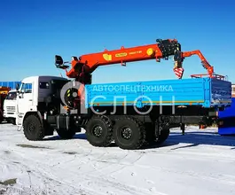 Самопогрузчик КАМАЗ 43118 с КМУ ИТ-180 2026 года новый фото 3