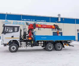Самопогрузчик Shacman SX32586V385 с КМУ ИТ-150 2025 года новый