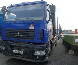 Лесовоз с КМУ МАЗ 631228 2022 года б/у фото 4