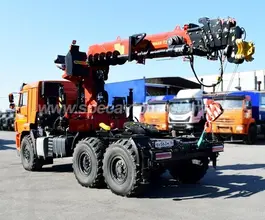 Тягач с КМУ Камаз 44108  новый