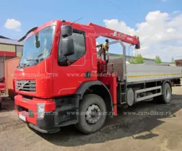 Самопогрузчик Volvo FE с КМУ  2007 года б/у