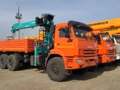 Самопогрузчик Камаз 43118 с КМУ HKTC 7016 2025 года новый