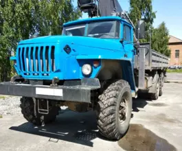 Самопогрузчик Урал 4320 с КМУ HORYONG 2018 года б/у
