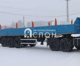 Бортовой Полуприцеп бортовой (длина 12 м, грузоподъемность 30 т, с кониками) 2025 года новый