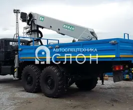 Самопогрузчик Урал 4320 с КМУ ИФ-300 2025 года новый фото 2