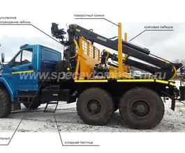 Лесовоз с КМУ Лесовоз  Урал Next  55571 с КМУ   новый