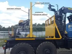 Лесовоз с КМУ Лесовоз  Урал 55571 с КМУ   новый