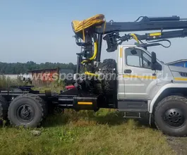 Тягач с КМУ Урал 4320 NEXT  новый фото 3