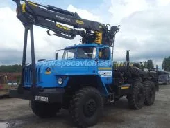 Тягач с КМУ Урал 4320  б/у