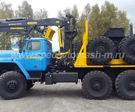 Лесовоз с КМУ Лесовоз  Урал 55571 с КМУ   новый фото 3