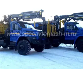 Лесовоз с КМУ Лесовоз  Урал Next  55571 с КМУ   новый фото 4